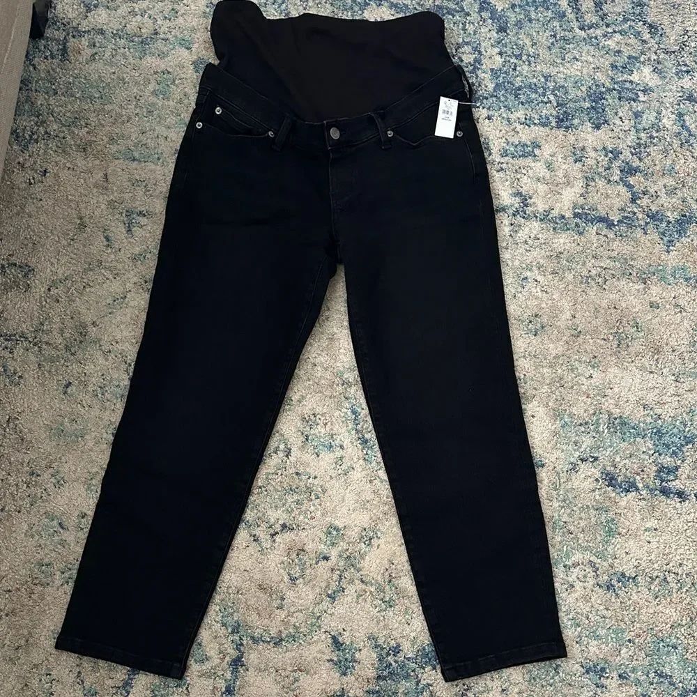 NWT GAP Maternity Women's Black Jeans